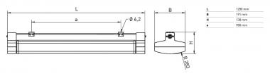 NORKA PRAG LED DB m1200,  4764906443-SG1 