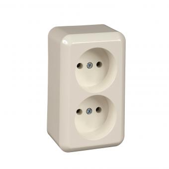 Elso Steckdose 2f 16A o.SchuKo    395904 
