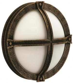 ALBE Wandleuchte Alu braun-       656230 