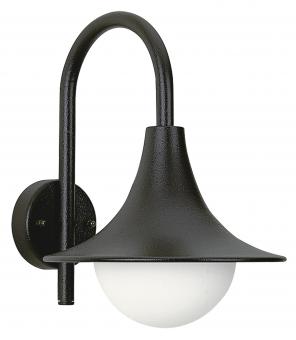 ALBERT Wandleuchte Aluguss sw     660669 