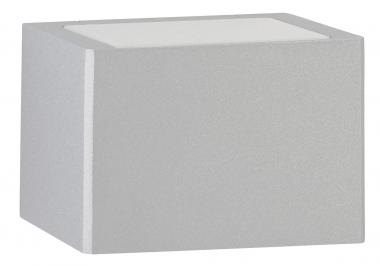 Albert Wandleuchte, Alu, silber   696367 