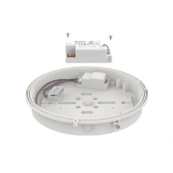 LEDV BULKHEAD RD IP65 IK10 ws D=300mm 