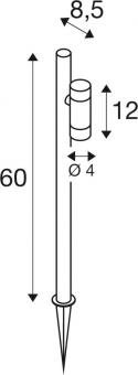 SLV HELIA SLIM Pole single       1007868 