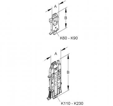 Kleinhuis Halteklammer 190mm HKL    K190 