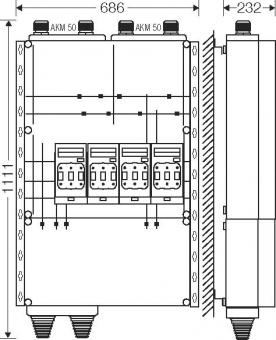 Hensel HV0180 MI-HV 4xLT00 - HV0180 5POL 