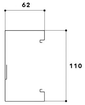 GGK 11785 Brüstungskanal-Unterteil BRS 