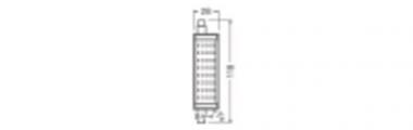 LEDV LED Stablampe 15-125W/827 2000lm 