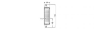 LEDV LED Stablampe 18,2-150W/827 2452lm 