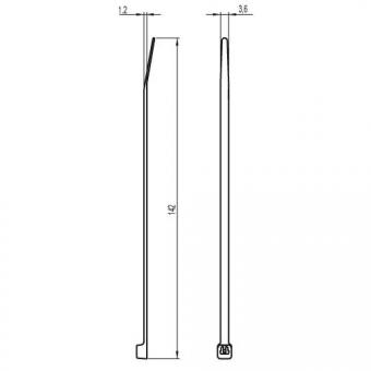 Unex Detektierbare Kabelbinder    2233DT 