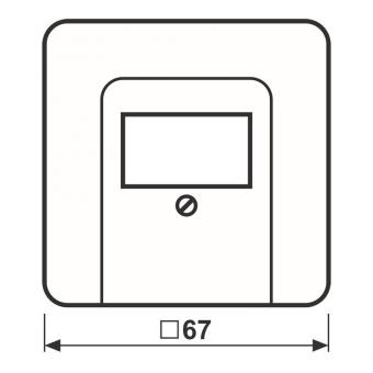 JG CD 500 FM-Abdeckung TAE      CD569TWW 