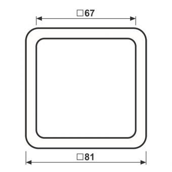 JG Rahmen 1fach                  CD581WW 