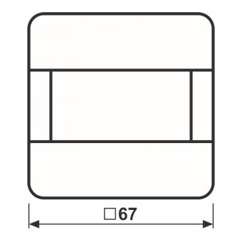 Jung KNX Automatikschalter    CD3181-1WW 