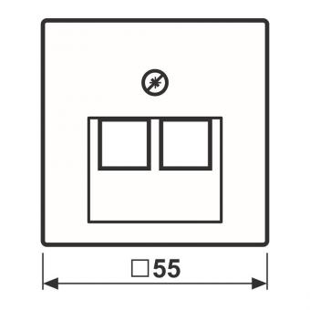 Jung Abdeckung           A569-2BFPLUAWWM 