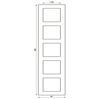 Jung Rahmen 5f senkrechte u A 5585 BF CH 