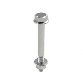 Unex Schraube DIN 6921 mit Muttern M8x70 