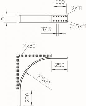 OBO WEAS 110 FS Eckanbaustück 110 St FS 