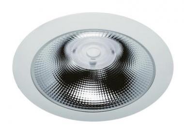 Rutec Downlight GLAN ws UGR19 hochglanz 