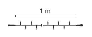 S&H LED-String Lite 10 1m 36V 0,4W 59159 