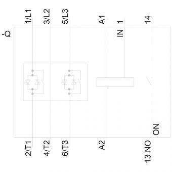 Siemens 3RW30141BB04 Sanftstarter S00 