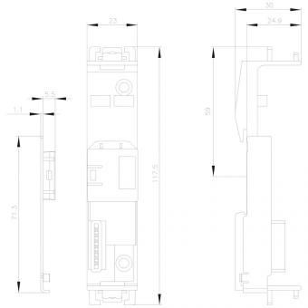 Siemens 3ZY12122FA00 Geräteabschluss- 