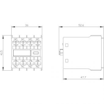 Siemens 3RH29112XA310MA0 Hilfsschalter- 