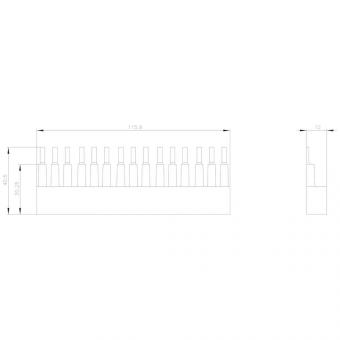 Siemens 3RM19101DA 3Ph. Sammelschiene 