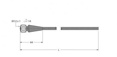 Turck Anschlussleitung RKH4.4-20/TFG 