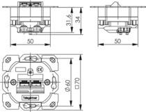 TG Kommun.-Anschlussdose     J00020A0395 