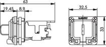 TEGA STX V6 Flanschset       J00020A0481 