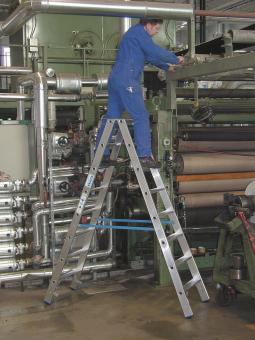Krause Stufen-Doppelleiter Alu 2x8 