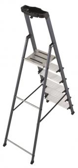 KRAU SECURO-Alu-Leiter 6 Stufen   126443 