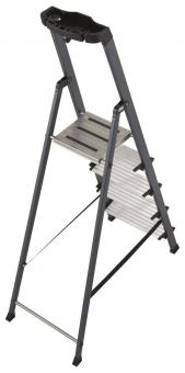 KRAU SECURO-Alu-Leiter 5 Stufen   126436 