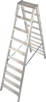 Krause Stufen-Doppelleiter Alu 2x10 
