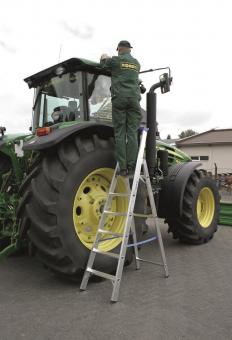 KRAUSE Stufen-Stehleiter Alu      124531 