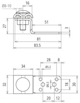 Dehn   AL ZF DUL 6.10 B5.2 6.5 L81 STTZN 