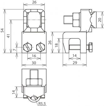 DEHN Anschlussklemme              370014 