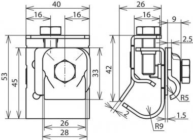 DEHN Dachrinnenklemme             339167 