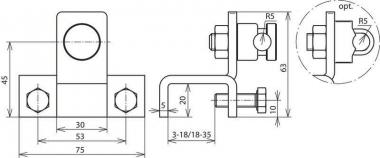 DEHN Anschlussklemme senkrecht    372150 