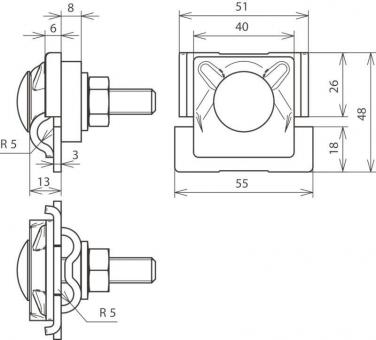 Dehn FSK3X8.10FRM10X50AL          380110 