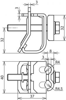 DEHN Dachrinnenklemme             339111 
