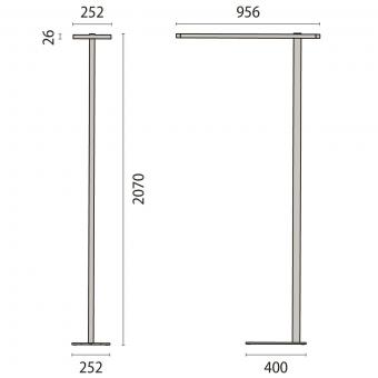 PII LED-Stehleuchte 3000K  8726741595310 