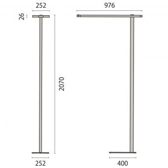 PII LED-Stehleuchte 4000K  8726741598410 