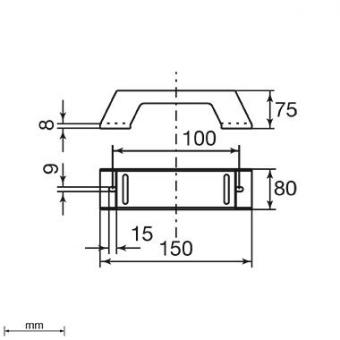 Unex isol. Längsträger 150mm    66155-48 