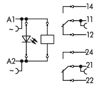 WAGO 788-516 Relaismodul, 