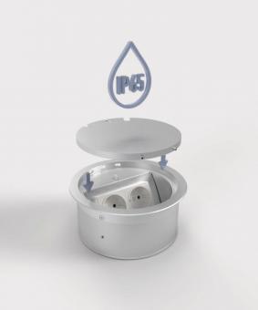 BS Bodensteckdose 9902D 1x     9902D-2-3 