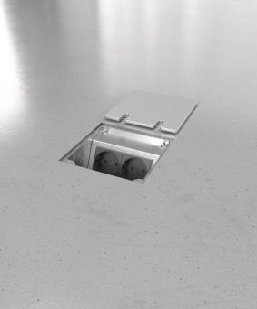 BS Bodensteckdose 8802A 1x     8802A-2-3 