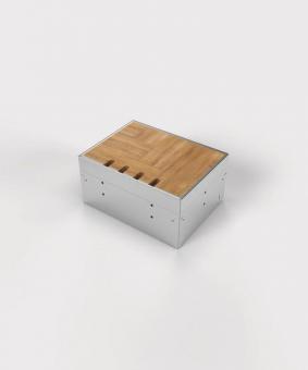 BS Bodensteckdose 8904B 2x     8904B-4-0 