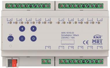 MDT AKK-1616.03 Schaltaktor 16fach 8TE 