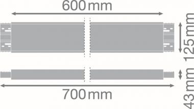 LEDV Linear Indiviled Verbinder weiss 