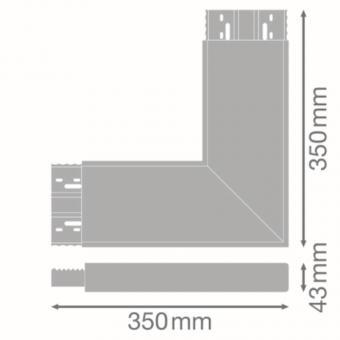 Ledvance LN INV CORNER CONNECTOR WT 